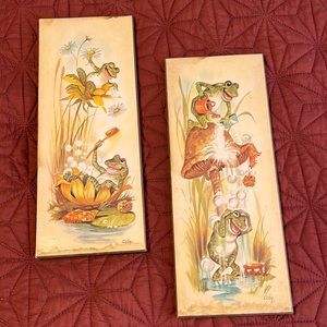 Vintage woodland cottage wall decor